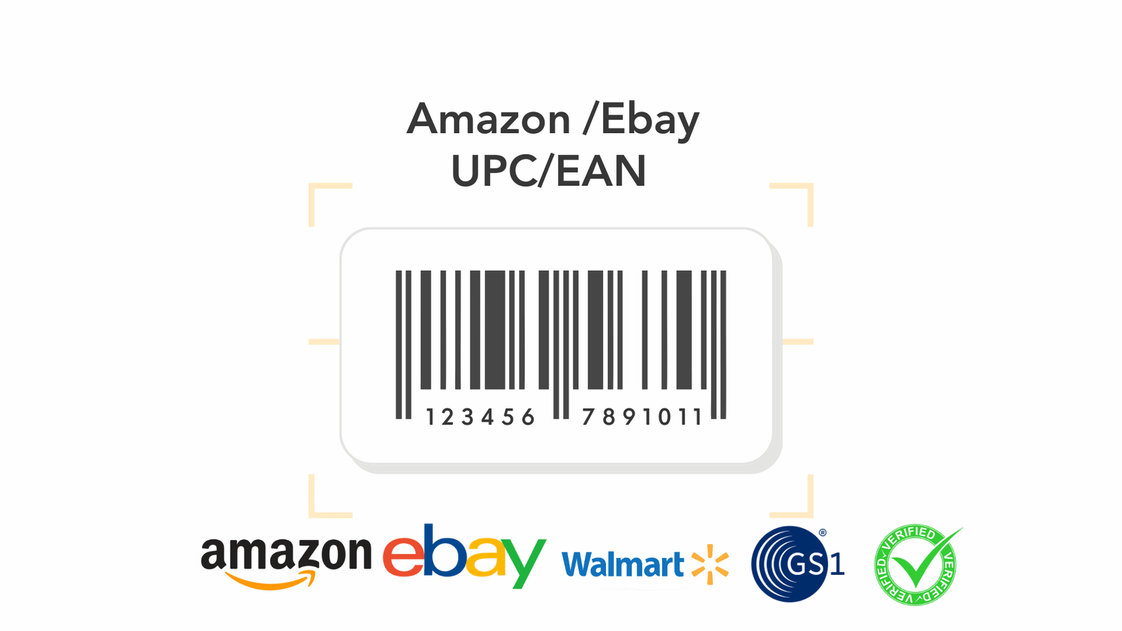 20 EAN GS1 Certified BarCode for Amazon